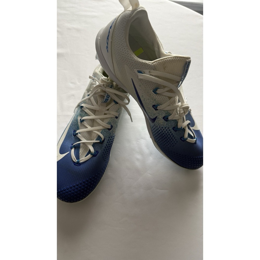 Nike Baseball Men's Size 14 Lunarlon Vapor Blue Cleats Metal Spikes 852686-417
